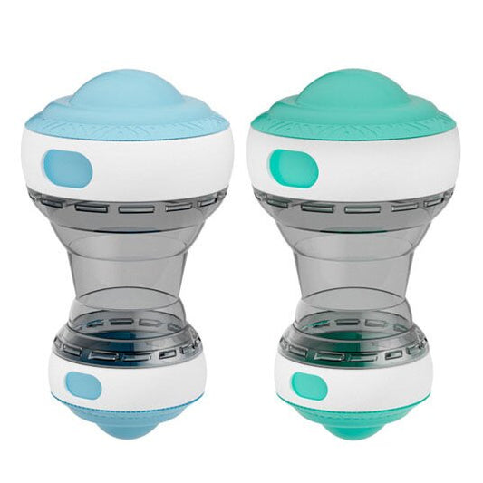 2-Pack green and blue Interactive Feeder Toy for Dogs and Cats with Slow Feeding Design, Durable ABS Material V888-ELOSUNG48148