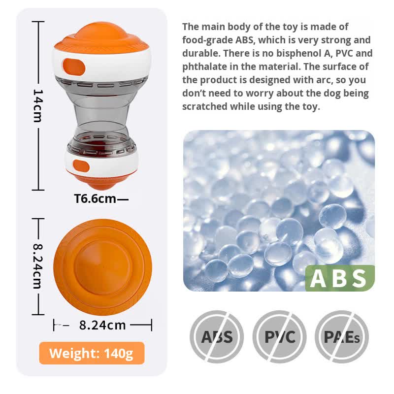 3-Pack Interactive Feeder Toy for Dogs and Cats with Slow Feeding Design, Durable ABS Material - Ideal for V888-ELOSUNG48150