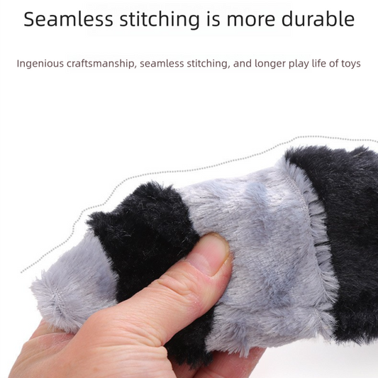 3-Pack Plush Pet Toys with Squeaker - Durable Fur-Textured Chew Toys for Dogs, Featuring Three Distinct V888-ELOSUNG48172