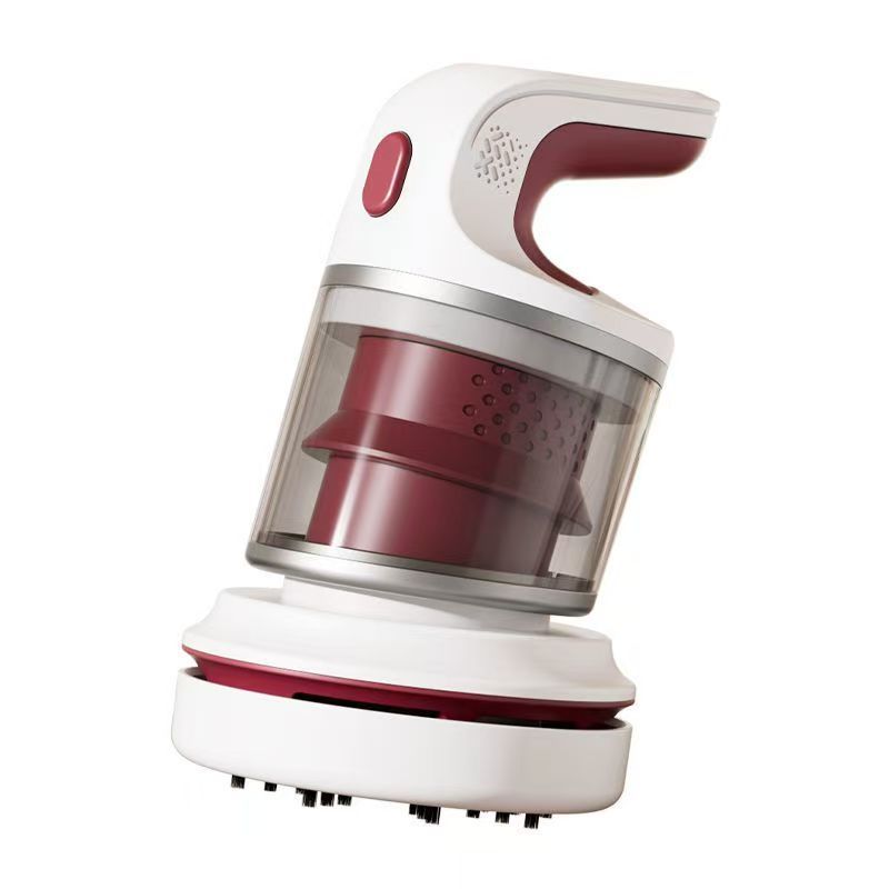 Red Compact Desktop Vacuum Cleaner - Cordless Handheld Dust Remover for Office, Keyboard, Car & Home Use with V888-ELOSUNG48180
