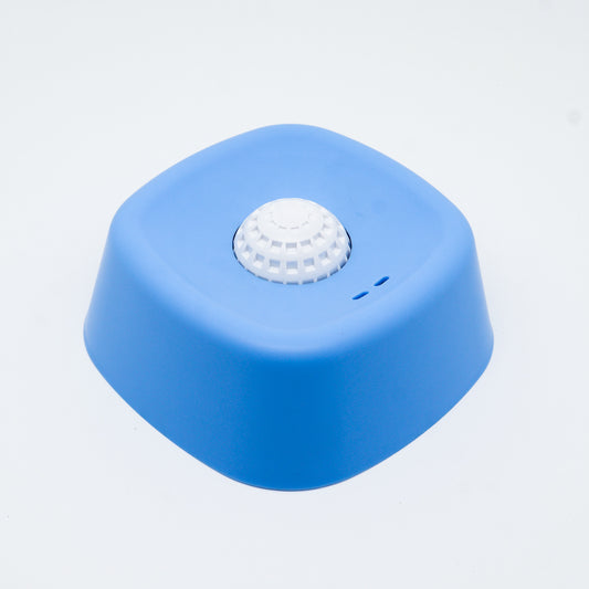 Blue bowl, white ball Slow Feeding Dog Bowl with Built-In Rolling Ball - Anti-Spill Pet Lick Dish for Healthy V888-ELOSUNG48306