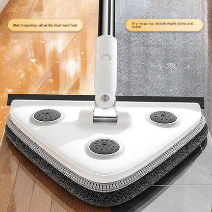5-Pack Window Cleaning Tool - Extendable Rod + 25cm Triangular Head + 2 Cleaning Cloths for Ceiling, Glass & V888-ELOSUNG48319