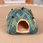 Ethnic-style canvas design Soft Shelter for Small Mammals - Hanging & Floor Use, Waterproof Surface, Easy V888-ELOSUNG48329