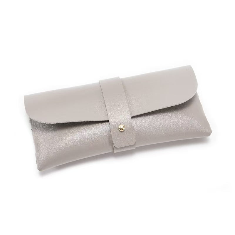 30-Piece Grey Chic & Sleek PU Leather Soft Eyeglass Case - Protective Pouch for Sunglasses & Reading Glasses V888-ELOSUNG48347