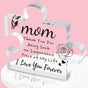 Interlocking Puzzle-Shaped Desktop Decor - 10.5cm Square Display Piece for Home or Gifting(Mom) V888-ELOSUNG48360
