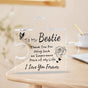 Interlocking Puzzle-Shaped Desktop Decor - 10.5cm Square Display Piece for Home or Gifting(Bestie) V888-ELOSUNG48361