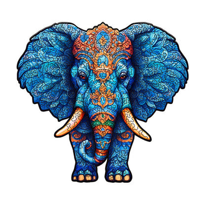Irregular-Shaped Puzzle - A3 Size (33x43cm), 210-Piece Design, 4mm Thickness, Compact Packaging(Glacier Blue V888-ELOSUNG48389