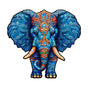 Irregular-Shaped Puzzle - A3 Size (33x43cm), 210-Piece Design, 4mm Thickness, Compact Packaging(Glacier Blue V888-ELOSUNG48389