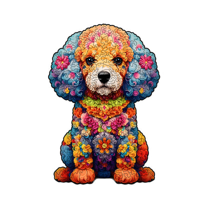 Irregular-Shaped Puzzle - A3 Size (33x43cm), 210-Piece Design, 4mm Thickness, Compact Packaging(Petal Teddy) V888-ELOSUNG48393