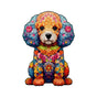 Irregular-Shaped Puzzle - A3 Size (33x43cm), 210-Piece Design, 4mm Thickness, Compact Packaging(Petal Teddy) V888-ELOSUNG48393