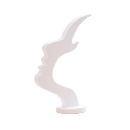2-Pack White Desktop Eyeglass Holder - Minimalist Design for Home or Office, Stable Display Stand with V888-ELOSUNG48396