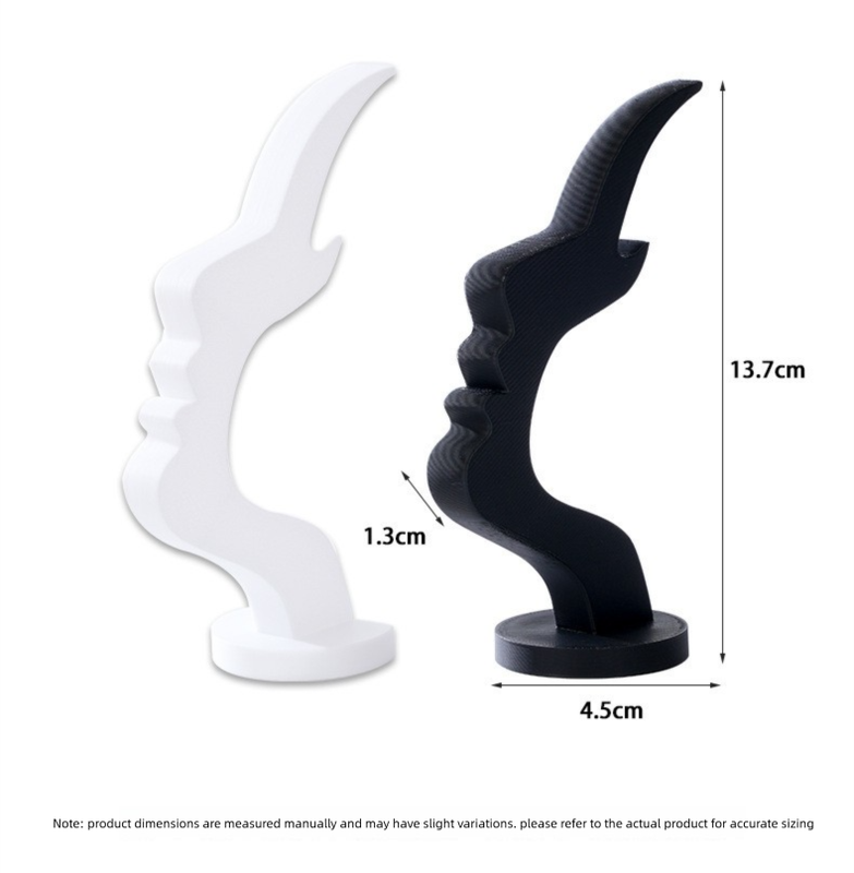 2-Pack White Desktop Eyeglass Holder - Minimalist Design for Home or Office, Stable Display Stand with V888-ELOSUNG48396