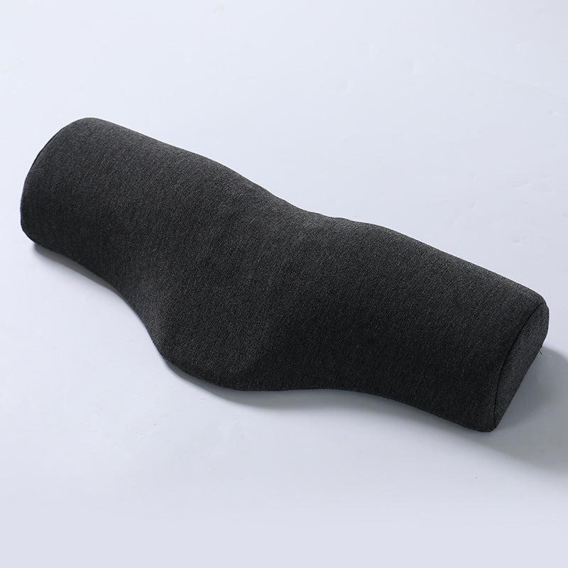 Dark Grey Cervical Support Pillow - Memory Foam Core with Ergonomic Design for Neck Pain Relief and Deep Sleep V888-ELOSUNG48402