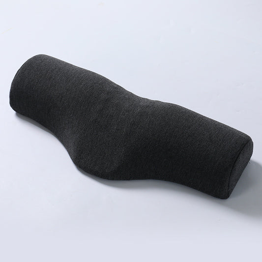 Dark Grey Cervical Support Pillow - Memory Foam Core with Ergonomic Design for Neck Pain Relief and Deep Sleep V888-ELOSUNG48402