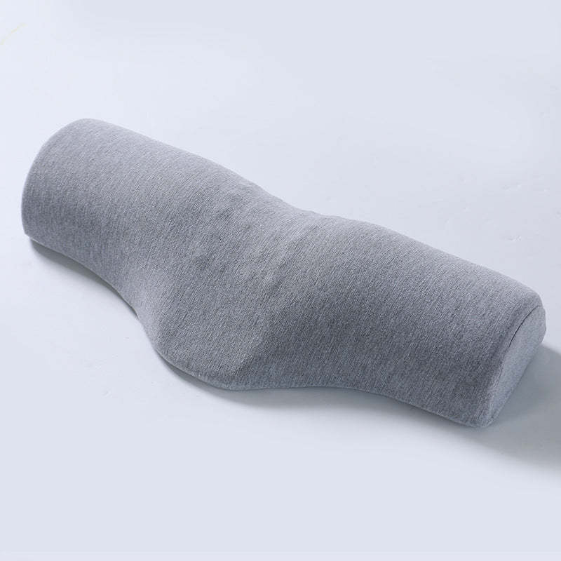 Light gray Cervical Support Pillow - Memory Foam Core with Ergonomic Design for Neck Pain Relief and Deep V888-ELOSUNG48403
