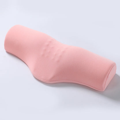 Pink Cervical Support Pillow - Memory Foam Core with Ergonomic Design for Neck Pain Relief and Deep Sleep V888-ELOSUNG48404