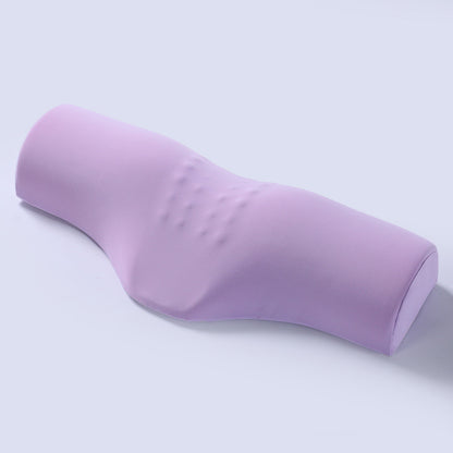 Purple Cervical Support Pillow - Memory Foam Core with Ergonomic Design for Neck Pain Relief and Deep V888-ELOSUNG48409