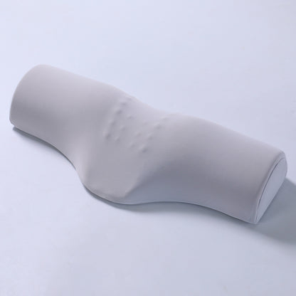 Light grey Cervical Support Pillow - Memory Foam Core with Ergonomic Design for Neck Pain Relief and Deep V888-ELOSUNG48410