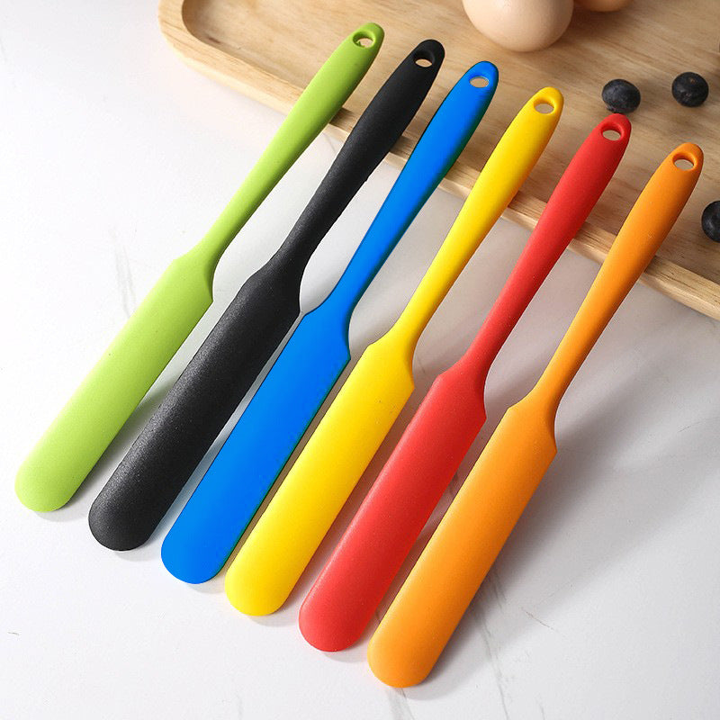 10-Pack Green Mini Silicone Spatulas - Flexible Baking Scrapers for Flour, Jam, Butter & Cake Decorating V888-ELOSUNG48433