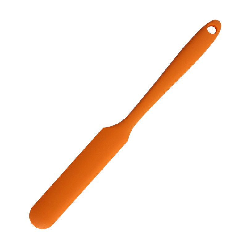 10-Pack Orange Mini Silicone Spatulas - Flexible Baking Scrapers for Flour, Jam, Butter & Cake Decorating V888-ELOSUNG48434
