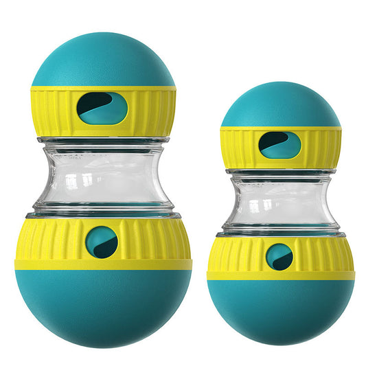 2-Piece Green Slow Feeder Dog Toy Set - Large & Small Rolling Treat Dispenser Ball for Puzzle Feeding, Mental V888-ELOSUNG48451