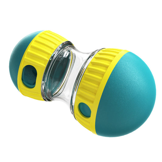 2-Pack Green Small Slow Feeder Dog Toy - Rolling Treat Dispenser Balls for Puzzle Feeding, Mental V888-ELOSUNG48452