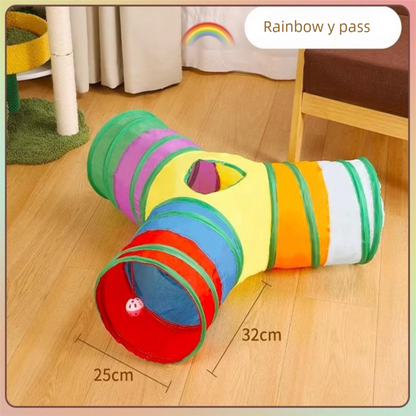 Cat Track Ball Toy - Wave-Shaped Wall Mount Puzzle for Indoor Cats, with Rolling Balls and Suction V888-ELOSUNG48464