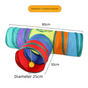 Cat Track Ball Toy - Wave-Shaped Wall Mount Puzzle for Indoor Cats, with Rolling Balls and Suction V888-ELOSUNG48466