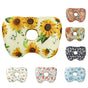 Sunflower Hollow Ear Support Pillow - Adjustable Side Sleep Neck Cushion with PP Cotton Filling and V888-ELOSUNG48467