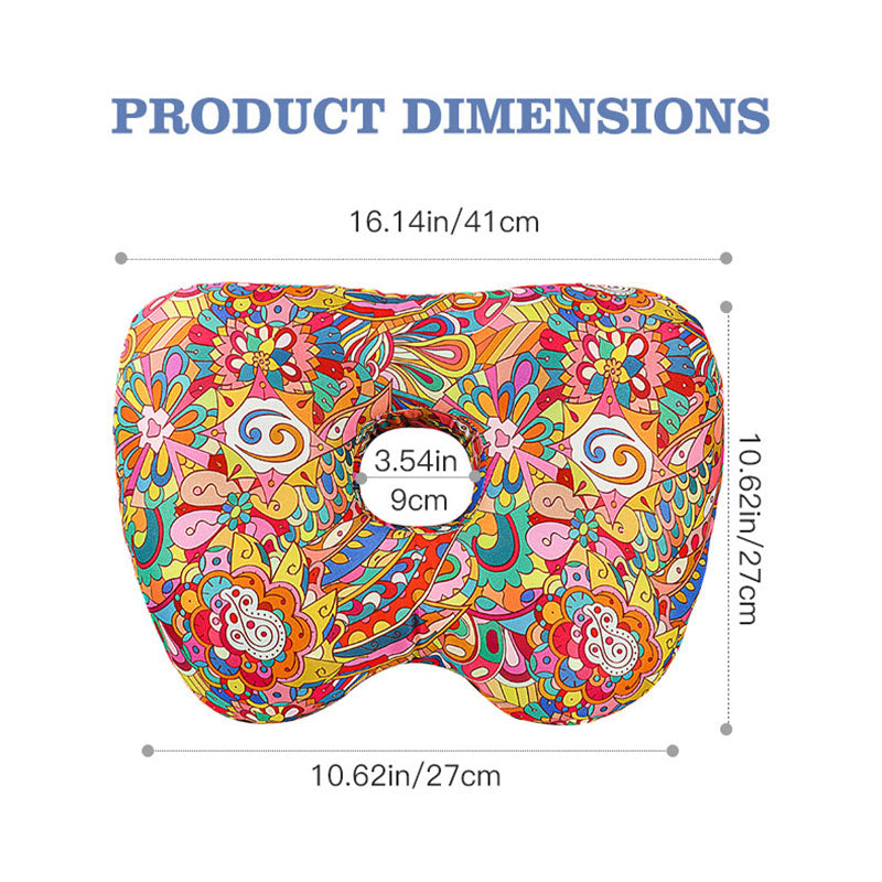 Sunflower Hollow Ear Support Pillow - Adjustable Side Sleep Neck Cushion with PP Cotton Filling and V888-ELOSUNG48467