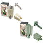 2-Pack ABS Vegetable Core Remover - White & Green, Dual Inner Channel Design, Stackable Kitchen Tool for V888-ELOSUNG48578