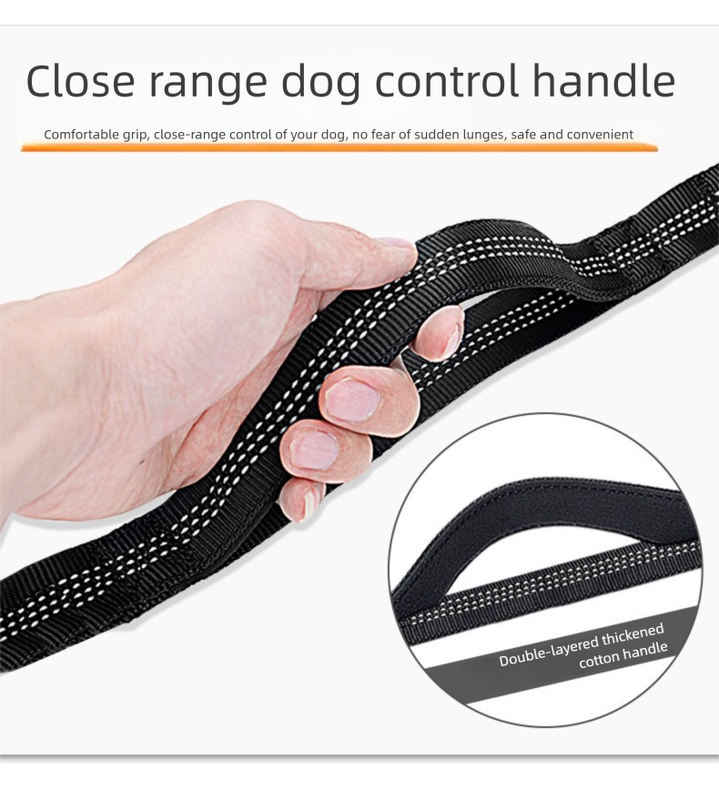 Blue Shock-Absorbing Running & Dog Walking Belt - Integrated Waist Pack with Retractable Traction Rope and V888-ELOSUNG48587
