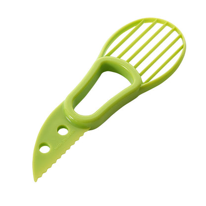 5-Pack Green Multi-Function Fruit Cutter Set - Precision Avocado Slicer with Integrated Pit Remover & Even V888-ELOSUNG48595