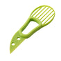 5-Pack Green Multi-Function Fruit Cutter Set - Precision Avocado Slicer with Integrated Pit Remover & Even V888-ELOSUNG48595