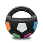 Colorful Dog Toy: Handheld Bouncing Ball with Sound - TPR Material, 13cm Diameter, Bite-Resistant & Floatable V888-ELOSUNG48598