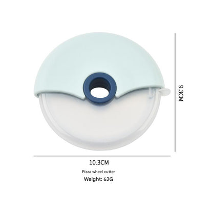 5-Pack Round Wheel Pizza Cutter Set with Protective Covers, Detachable Stainless Steel Pie Cutter, Easy Clean V888-ELOSUNG48646