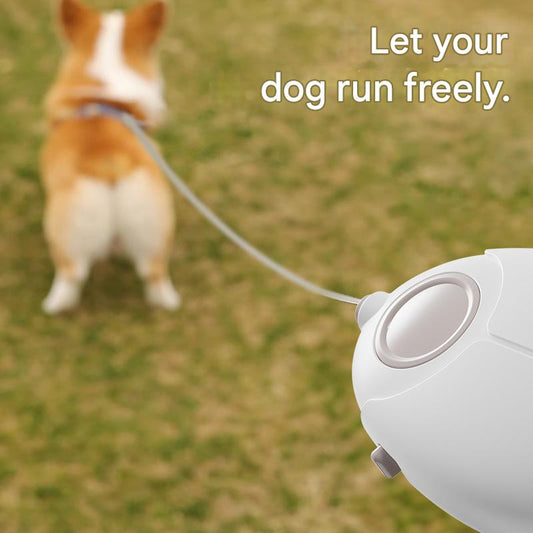 Pink Retractable Dog Leash with Luminous Rope 3M Anti-Tangle Automatic Extension Pet Walking Rope for Small V888-ELOSUNG48691