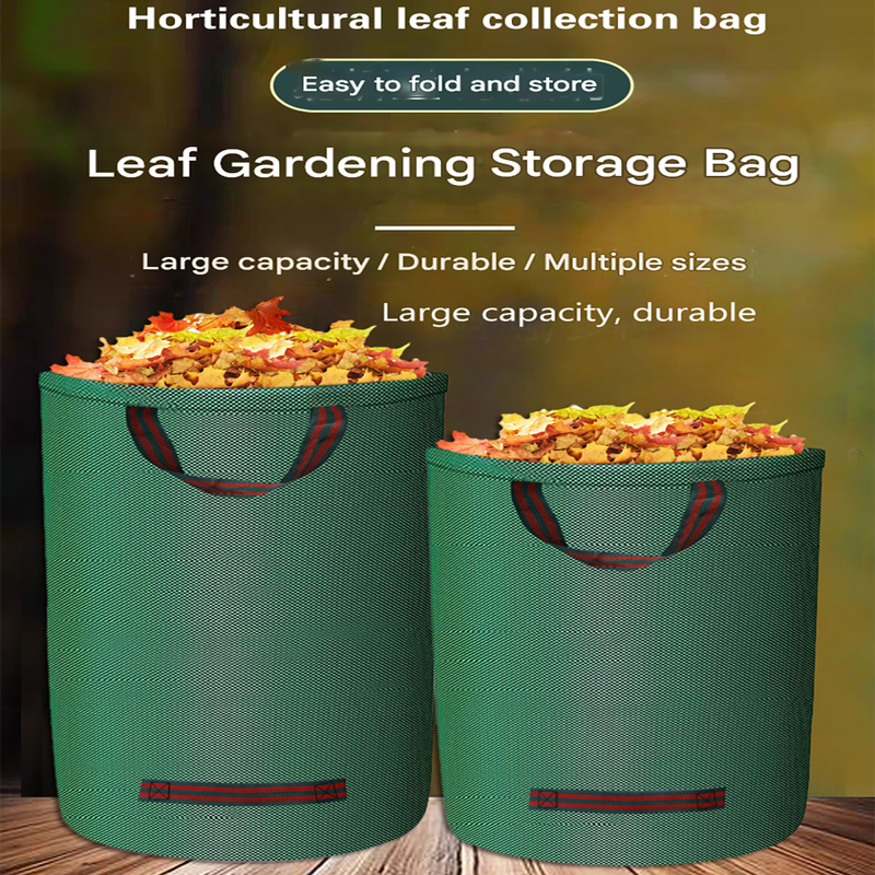 Heavy-Duty Pop-Up Garden Leaf Bag - Large Capacity PP Woven Collection Sack for Leaves, Weeds, Branches & V888-ELOSUNG48710