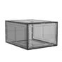 Black Transparent Magnetic Shoe Box Stackable Dustproof Sneaker Storage Case for Basketball Shoes Clear V888-ELOSUNG48795