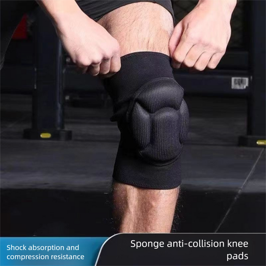 Size L Black Protective Sponge Knee Pads for Cycling and Climbing Impact Resistant Guard Pair for Sports and V888-ELOSUNG48853