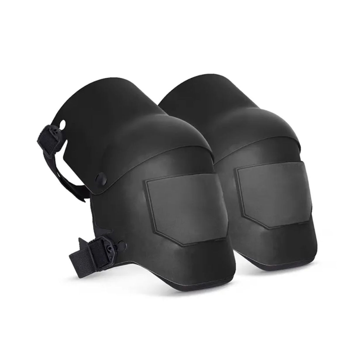 Black Professional Grade TPU Construction Knee Pads Wear-Resistant Shock Absorbing Foldable Design for Local V888-ELOSUNG48866