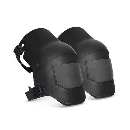 Black Professional Grade TPU Construction Knee Pads Wear-Resistant Shock Absorbing Foldable Design for Local V888-ELOSUNG48866