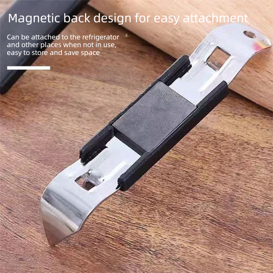 5-Pack Black Magnetic Can Opener - Heavy Duty Puncture Tool for Condensed Milk and Coconut Cream Cans - V888-ELOSUNG48900