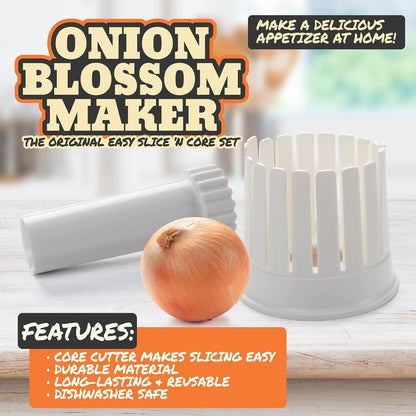 Fried Blooming Onion Maker - Professional Onion Flower Slicer & Cutter, Kitchen Vegetable Garnishing Tool V888-ELOSUNG49090