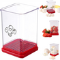 Handheld Fruit & Vegetable Speed Precision Slicer Integrated Safety Push Plate - Kitchen Stainless Steel V888-ELOSUNG49091