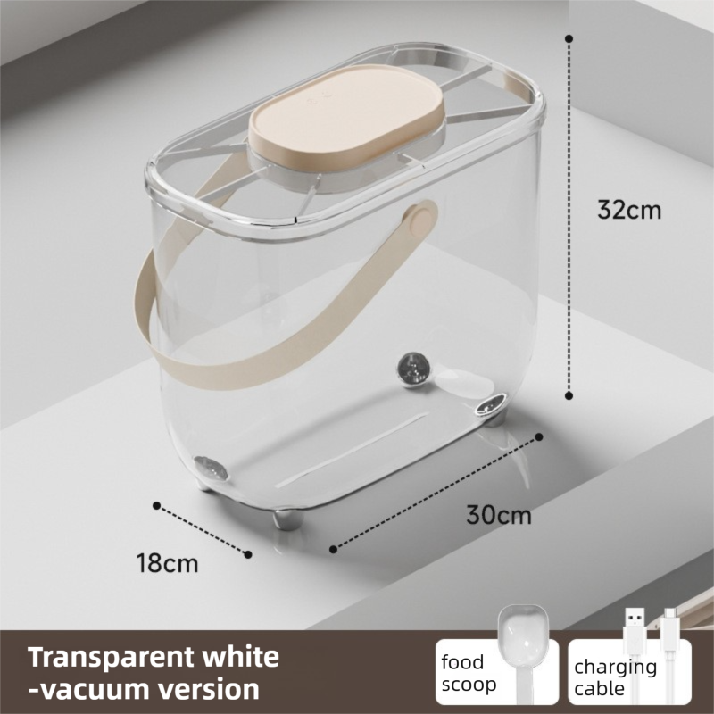 10L Smart Vacuum Pet Food Storage Container - Moisture & Insect Proof, Constant Pressure V888-ELOSUNG49119