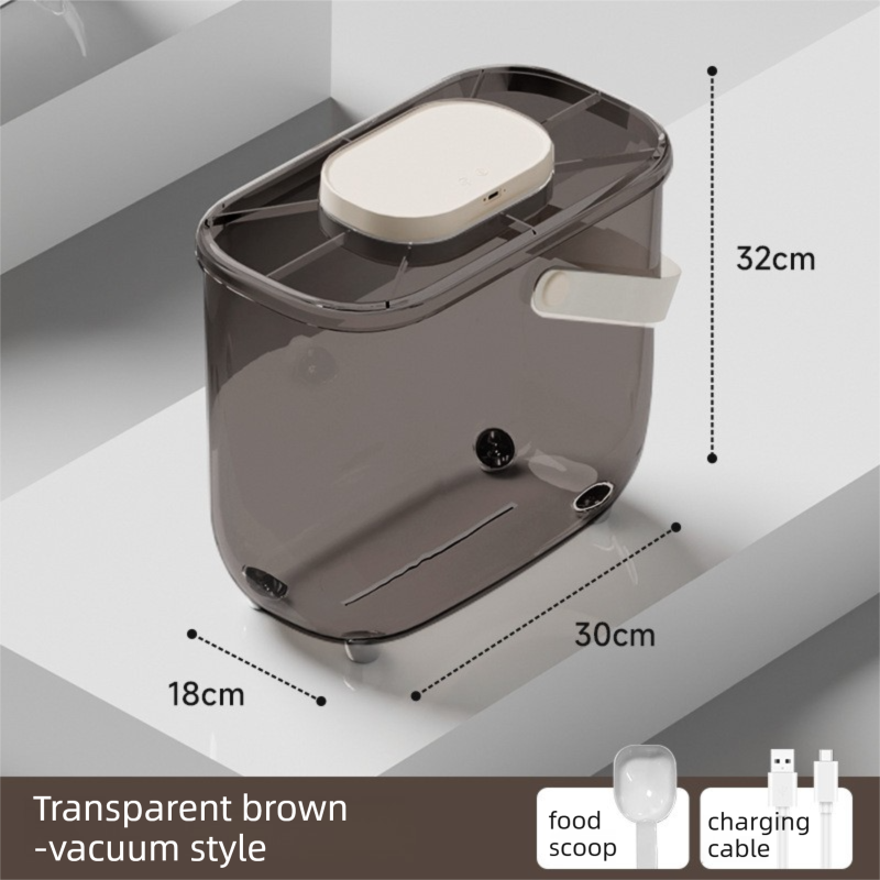 10L Smart Vacuum Pet Food Storage Container - Moisture & Insect Proof, Constant Pressure V888-ELOSUNG49120