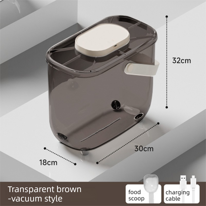10L Smart Vacuum Pet Food Storage Container - Moisture & Insect Proof, Constant Pressure V888-ELOSUNG49120