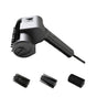 3-in-1 Black Cordless Electric Grill Cleaner Built-in LED & USB Charging - Waterproof High Power BBQ Cleaning V888-ELOSUNG49177