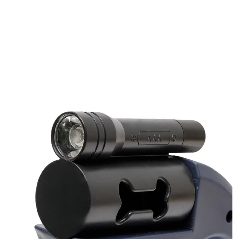 Blue One-to-Two Retractable Dog Leash with One-Click Safety Lock & Night Light - 3M Tangle-Free 360 degrees V888-ELOSUNG49223